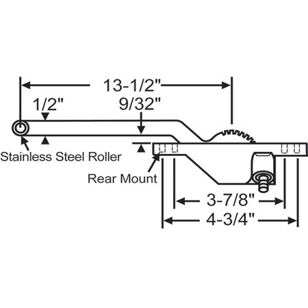 Single Arm Casement Operator